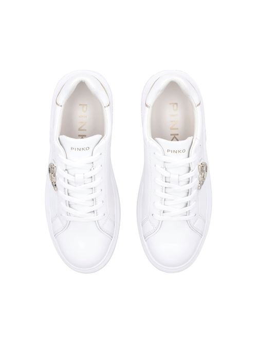 White yoko sneakers Pinko | SS0003P014.ZIA